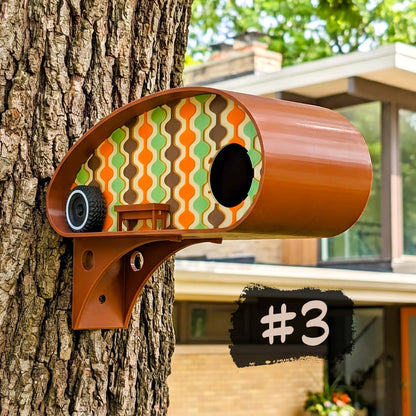 ADG42 Mid-Century Birdhouses | Retro RV Park Collection by Active Doodie Gear­®