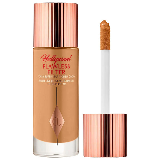 Hollywood Flawless Filter Complexion Booster: Get Radiant, Glowing Skin with this Liquid Highlighter & Makeup Primer - Cruelty-Free by Beauty Care Bag