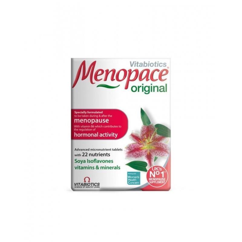 Vitabiotics Menopace Original Multivitamin for Menopause - Women's Health Supplement, 30 Tablets by Beauty Care Bag