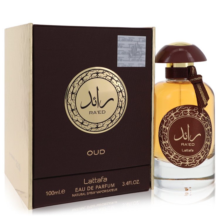 Raed Oud by Lattafa Eau De Parfum Spray (Unisex) 3.4 oz for Women by Avera Group