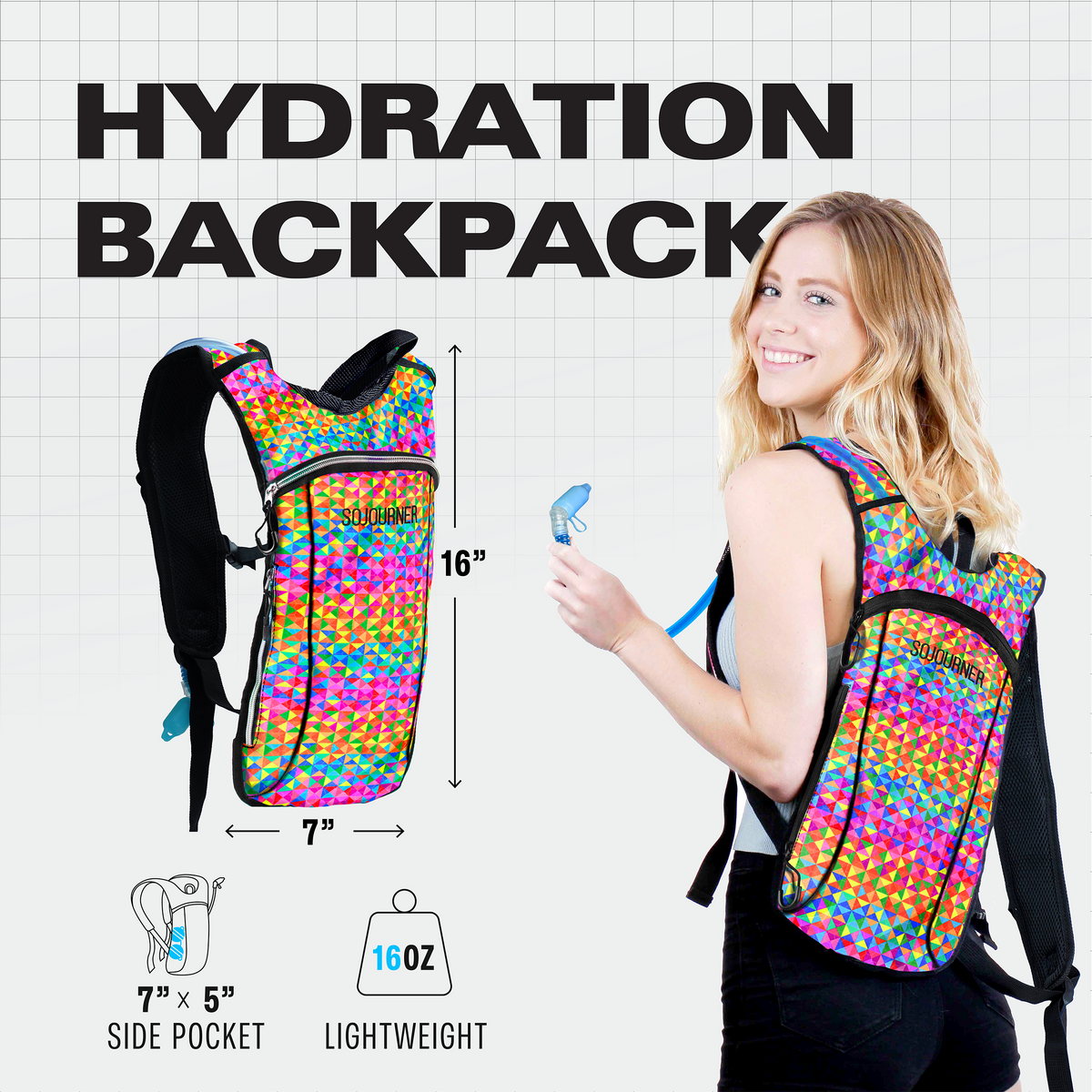 Hydration Pack Backpack (Small) by SoJourner