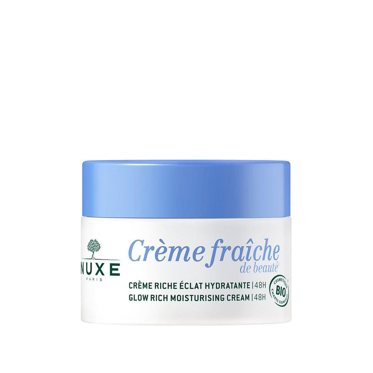 Nuxe Creme Fraîche de Beaute 48-Hour Moisturizing Cream - Organic, Natural Skincare for Dry, Sensitive Skin - 1.69 fl oz by Beauty Care Bag