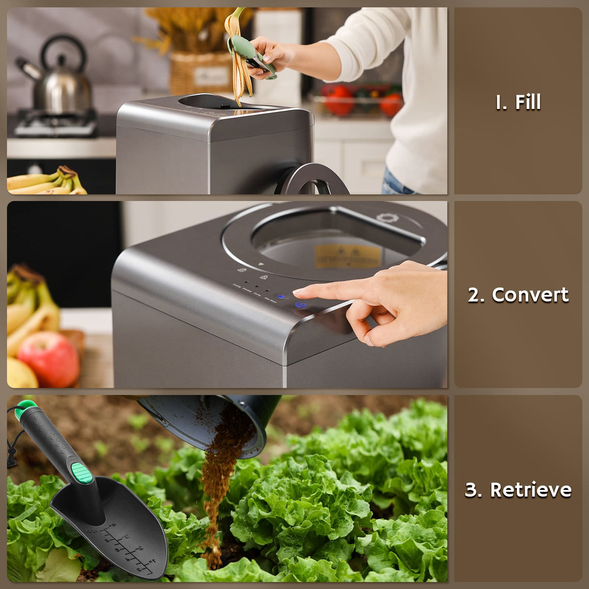 Revive V500 Electric Kitchen Composter, Visual Version by Airthereal