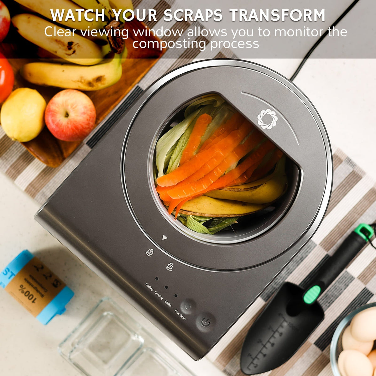 Revive V500 Electric Kitchen Composter, Visual Version by Airthereal