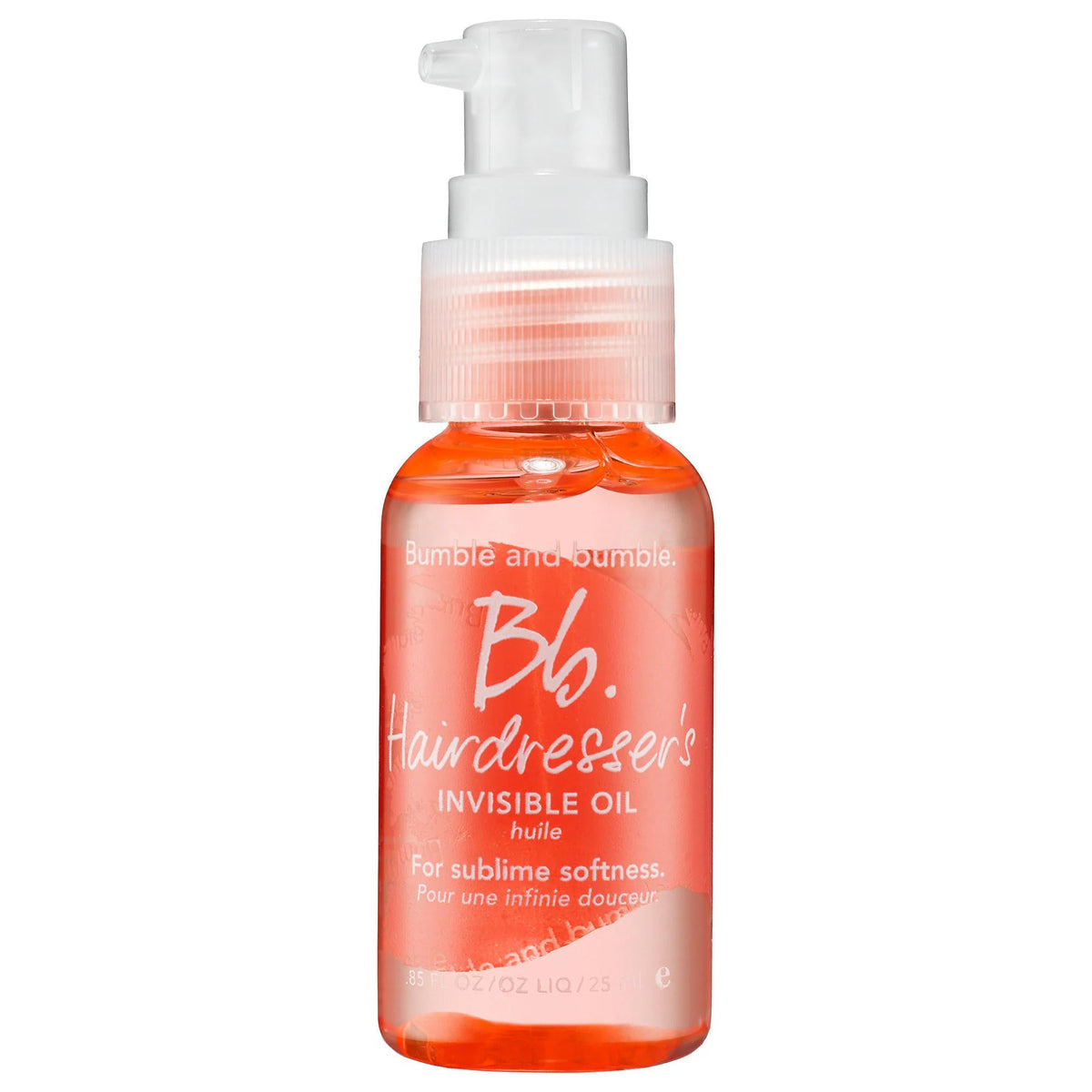 Bumble and bumble Hairdresser's Invisible Oil: Frizz Control, Heat & UV Protection, Shine - Lightweight Hair Oil for Dry, Damaged Hair by Beauty Care Bag