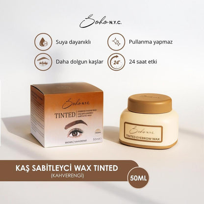 Soho N.Y.C. Brown Eyebrow Styling & Volumizing Wax 50 ml by Beauty Care Bag
