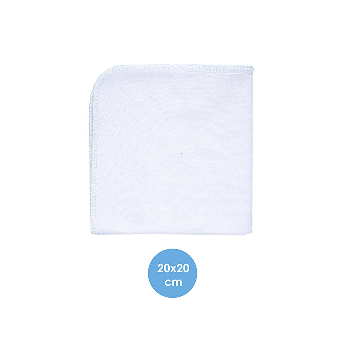 Babyjem Baby Bib - 10 Pack Soft Cotton Face Cloths for Newborns - Gentle, Absorbent, and Portable Baby Essentials by Beauty Care Bag