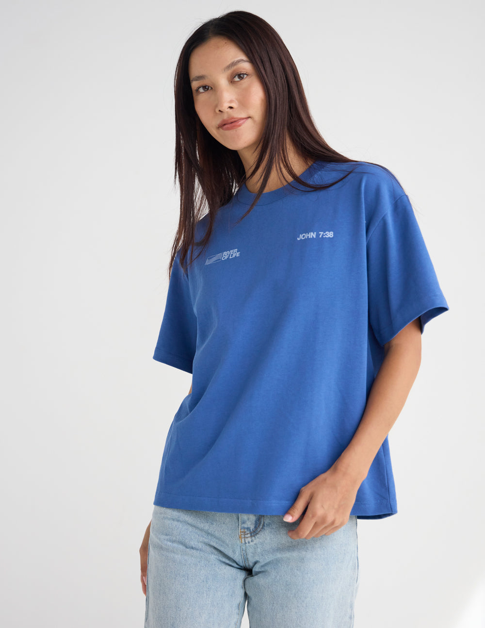 River of Life Heavyweight Tee by Elevated Faith