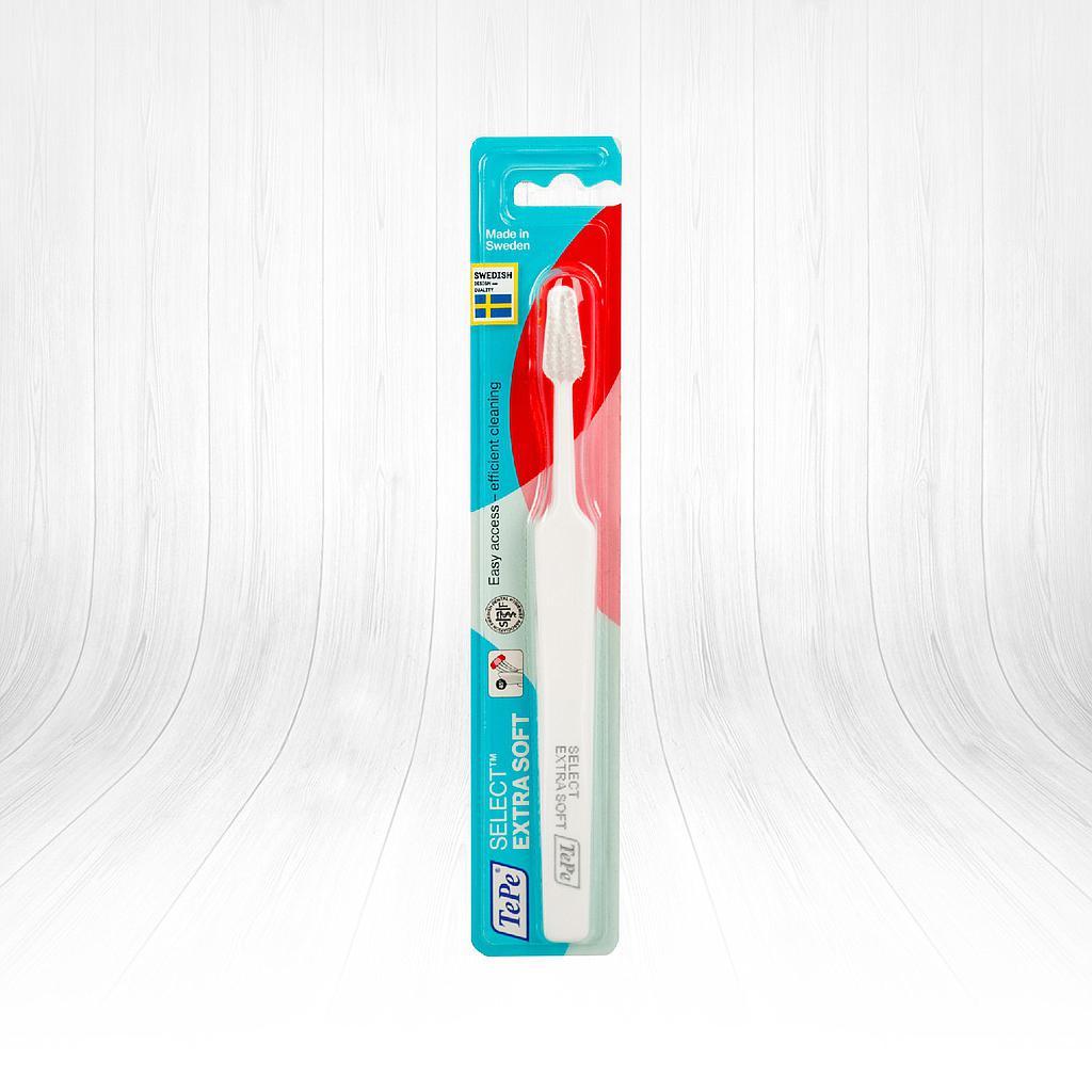 Tepe extra soft toothbrush with ergonomic handle