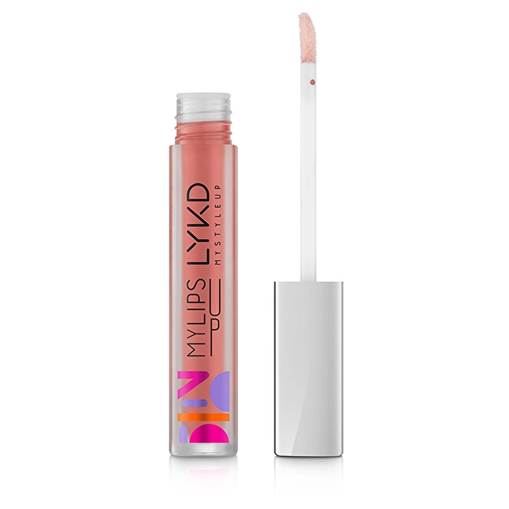 LYKD Liquid Matte Lipstick Velvet Finish 117 Naked Nude by Beauty Care Bag