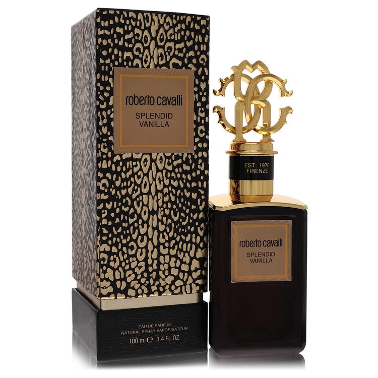 Roberto Cavalli Splendid Vanilla by Roberto Cavalli Eau De Parfum Spray (Unisex) 3.4 oz for Women by Avera Group