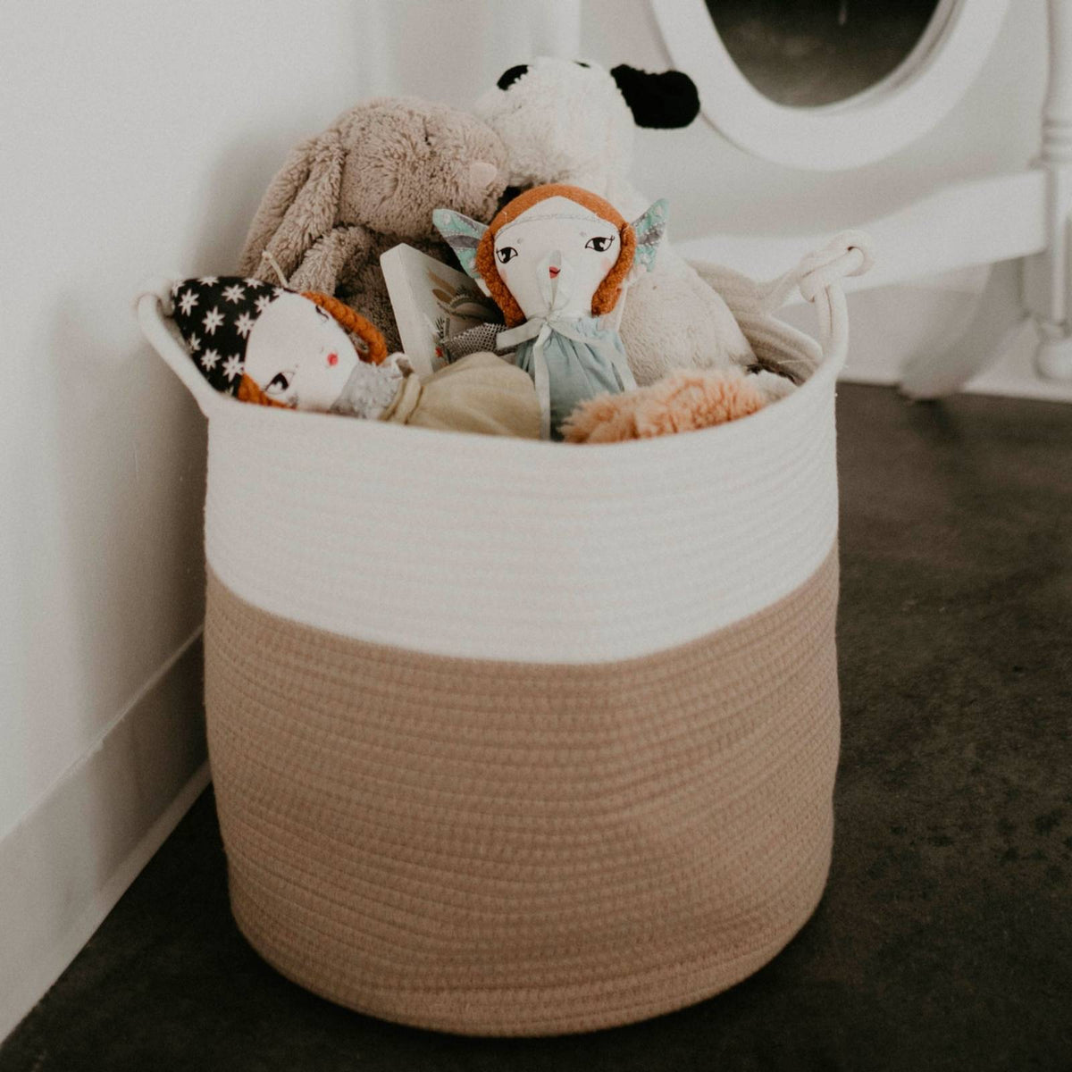 Rope Storage Basket by Parker Baby Co.