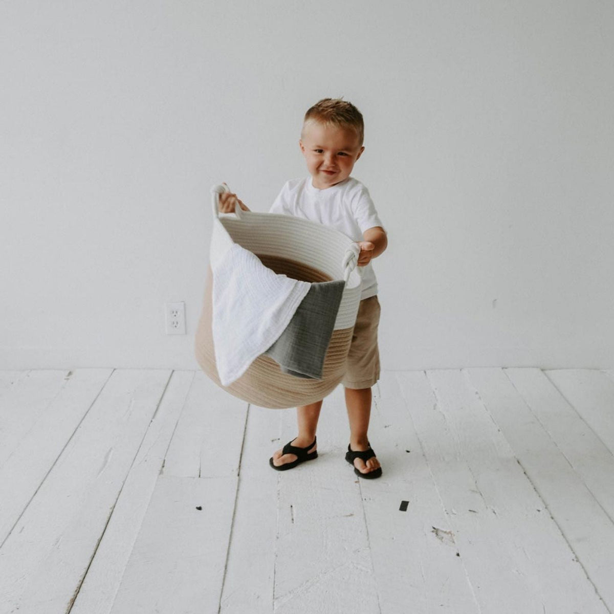 Rope Storage Basket by Parker Baby Co.