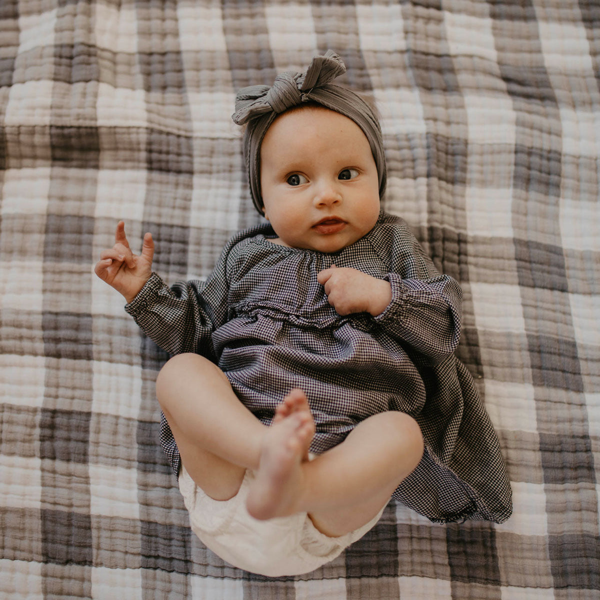 Grace Set - Cable Knit Knotted Headbands - 5 Pack by Parker Baby Co.