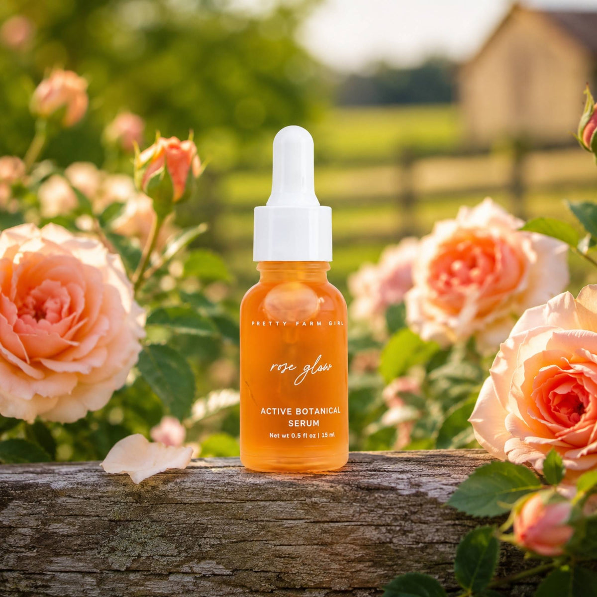 Rose Glow Anti-Aging Face Serum by Pretty farm girl
