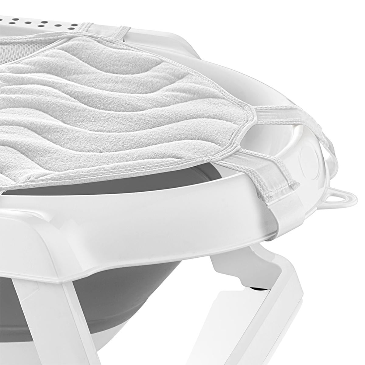 Babyjem Baby Bath Support Hammock: Safe & Comfy Infant Bath Sling, Prevents Flat Head, Foldable Mesh Design - Newborn Bathing Aid by Beauty Care Bag