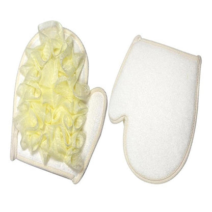 Nascita Cotton Fiber Shower Glove for Smooth Skin by Beauty Care Bag