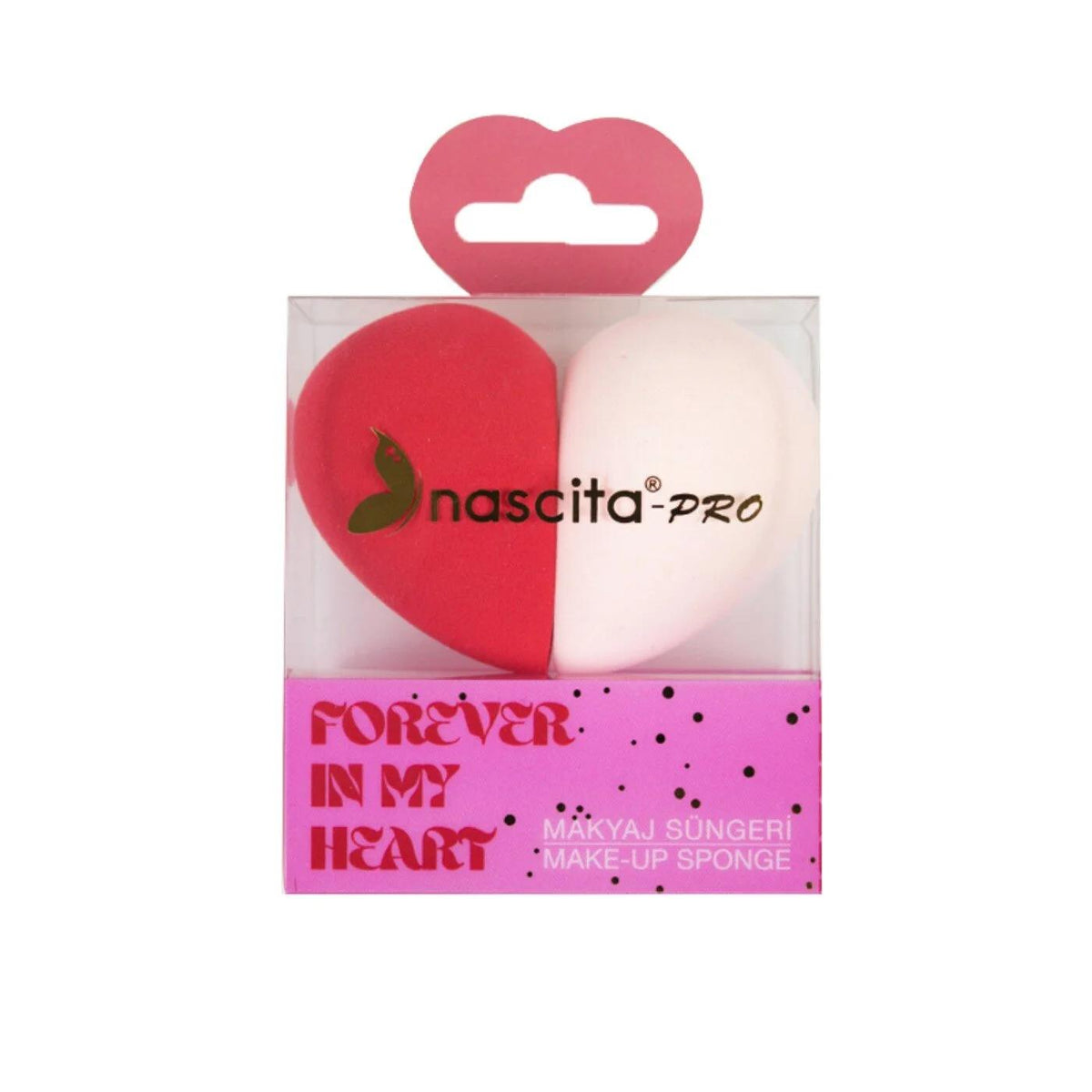 Nascita Love Makeup Sponge Set No 105 for Flawless Blending, 2 Count by Beauty Care Bag