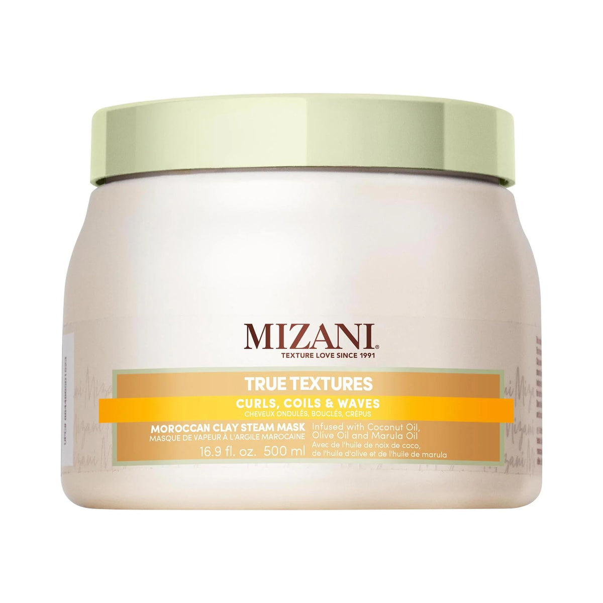 True Textures Moroccan Clay Steam Hair Mask - Deep Conditioning, Curl Enhancing, Frizz Control & Moisturizing Treatment by Beauty Care Bag