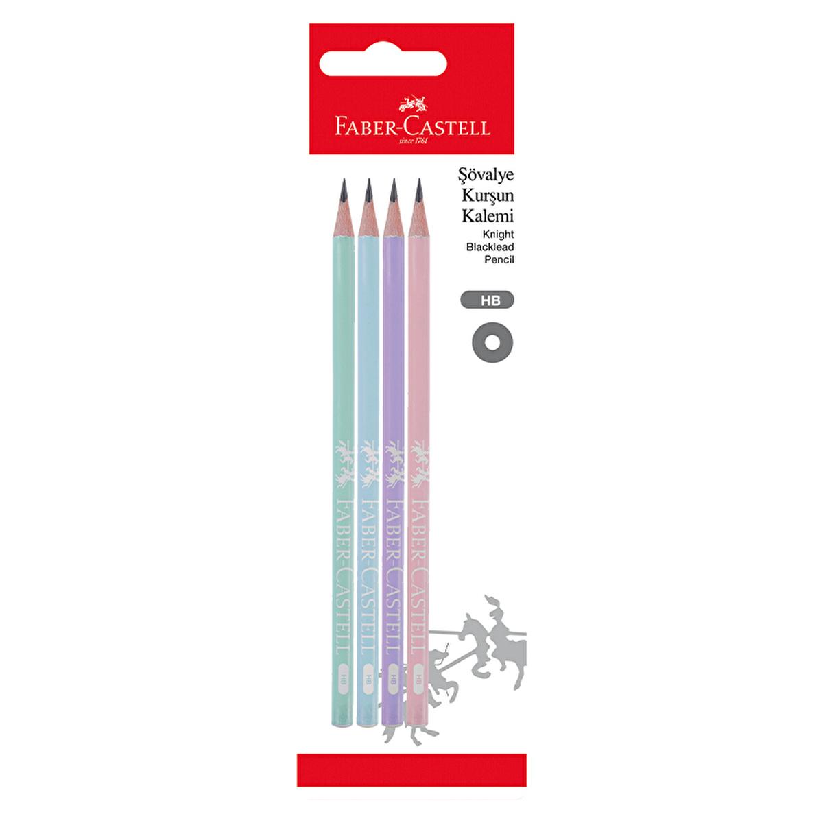 Faber Castell Pastel Pencils HB 4-Pack - Artist Grade Drawing Pencils for Writing & Art by Beauty Care Bag