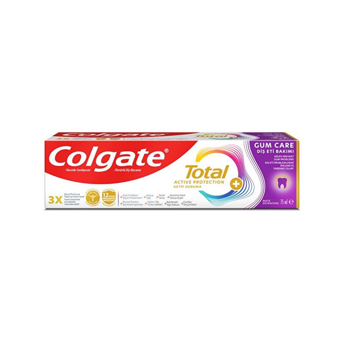 Colgate Total Pro Gum Health Toothpaste - Prevents Gingivitis, Gentle on Sensitive Gums, Advanced Oral Hygiene by Beauty Care Bag
