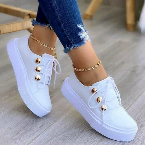 Light Breathable Female Running Shoes Casual Women Vulcanized Shoes by Coffee Jasper