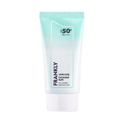 Frankly Cicahae Sunscreen SPF50+ Hydrating Sun Fluid 50ml by Beauty Care Bag