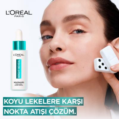 Loreal Paris Bright Reveal Niacinamide Dark Spot Serum - Anti-dark Spot, Non-comedogenic Skincare for Hyperpigmentation by Beauty Care Bag