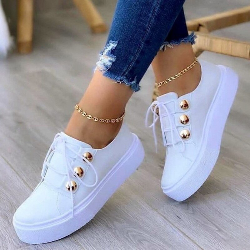 Light Breathable Female Running Shoes Casual Women Vulcanized Shoes by Coffee Jasper