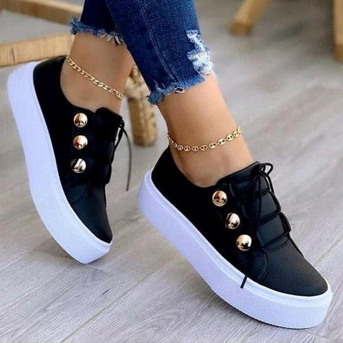 Light Breathable Female Running Shoes Casual Women Vulcanized Shoes by Coffee Jasper