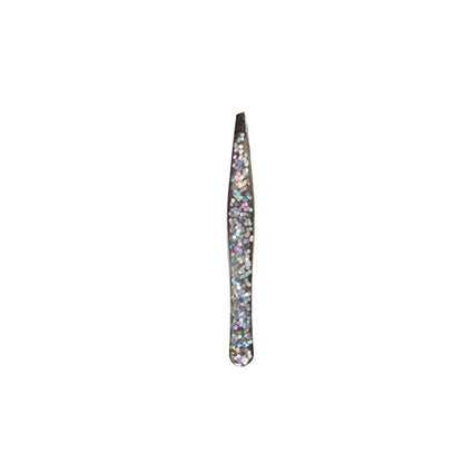 Nascita Precision Angled Eyebrow Tweezers - Professional Hair Removal, Shaping Tool for Perfect Brows by Beauty Care Bag
