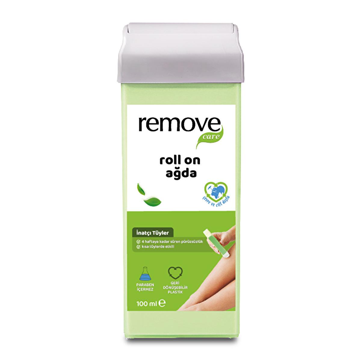Remove Care Roll On Hair Removal Wax: Natural Pine Resin for Easy, Paraben-Free At-Home Waxing for Smooth Arms & Legs by Beauty Care Bag