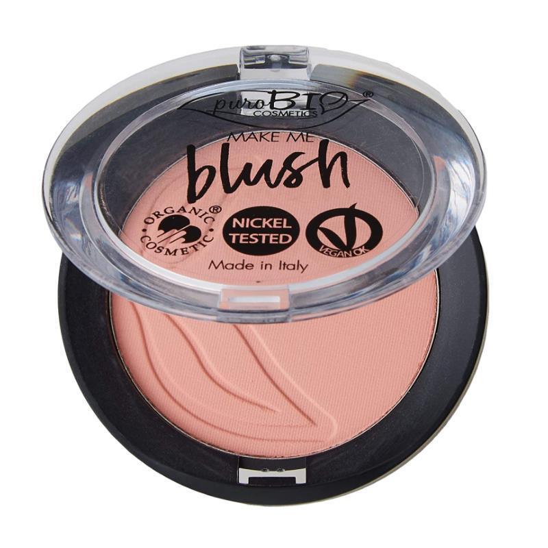 Purobio Mineral Blush 02: Natural, Organic Blush for Sensitive Skin & Pregnancy Safe Ð Healthy Color & Definition by Beauty Care Bag