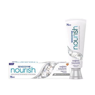 Sensodyne Nourish Sensitive Teeth Toothpaste - Gentle Whitening, Strengthening, and Fresh Breath - 2.54 fl oz by Beauty Care Bag