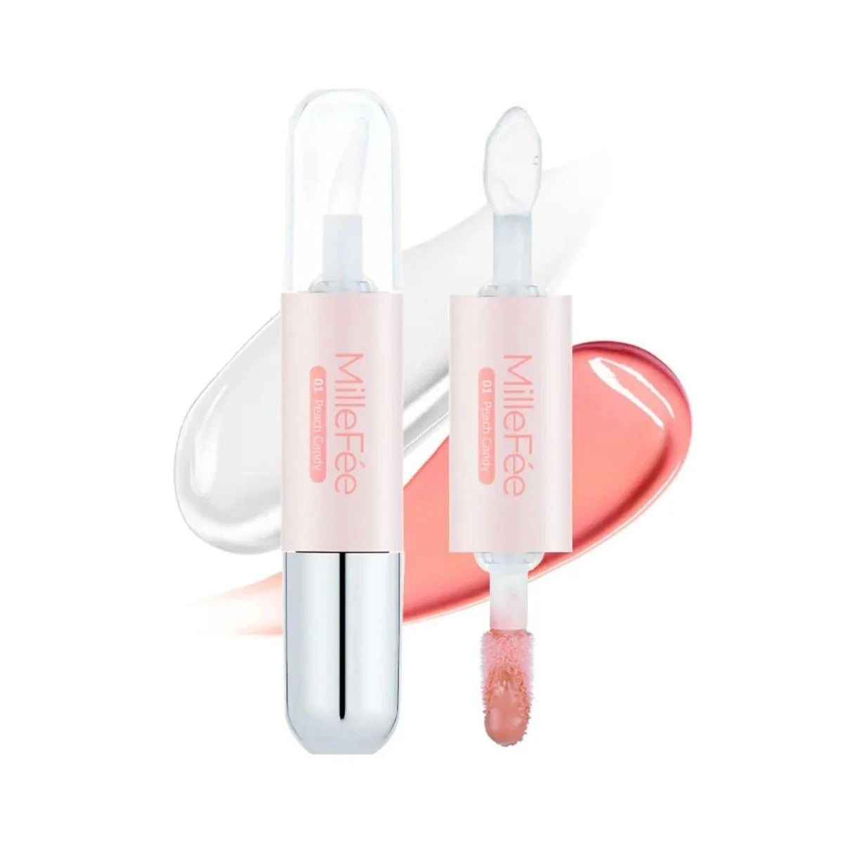 Millefee Idol 2in1 Lip Tint 01 Peach Candy 1 Pc by Beauty Care Bag