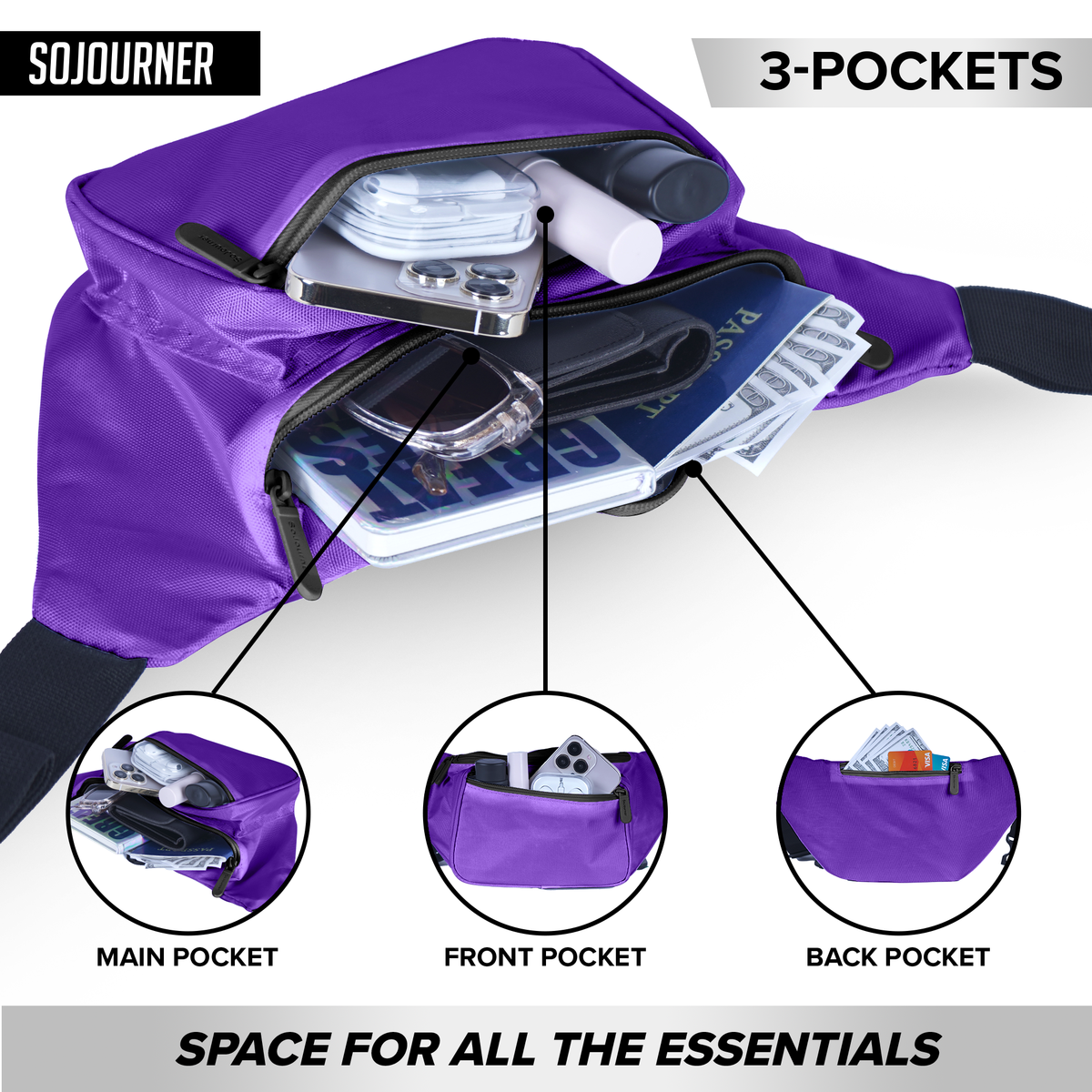 Fanny Pack (Solids) by SoJourner