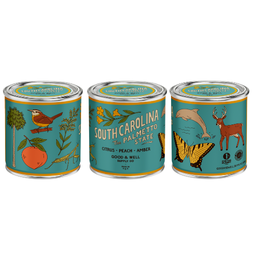South Carolina State Candle by Good & Well Supply Co.