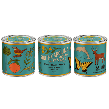 South Carolina State Candle by Good & Well Supply Co.