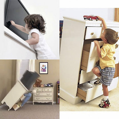 Miny Furniture Safety Anti-Tip Device - Earthquake Safety Device for TV and Furniture Securing by Beauty Care Bag
