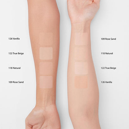 LYKD Foundation 109 Rose Sand - Lightweight, Natural Skin Perfecting Foundation Makeup for Smooth, Even Tone by Beauty Care Bag