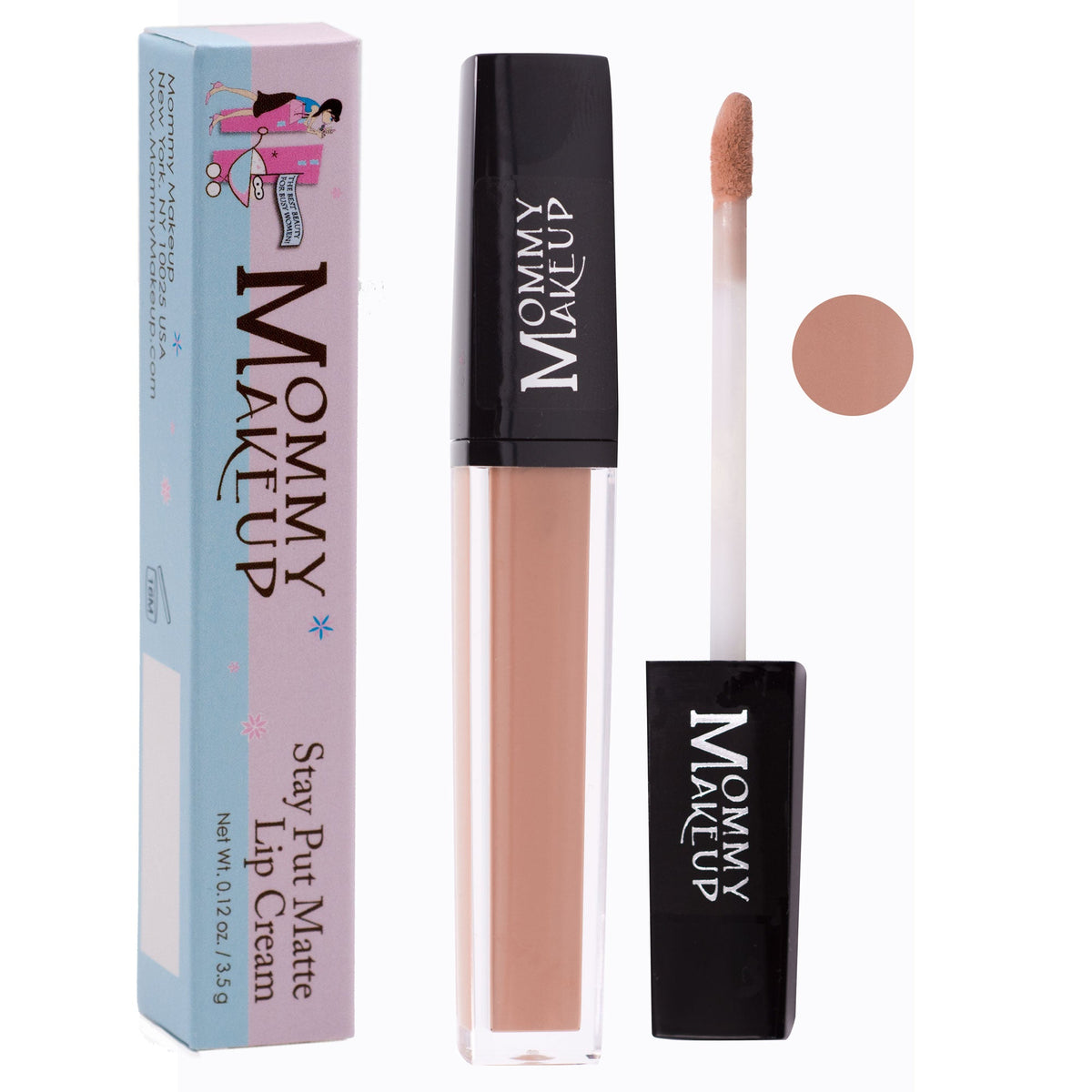 Stay Put matte liquid lip cream in Ginger