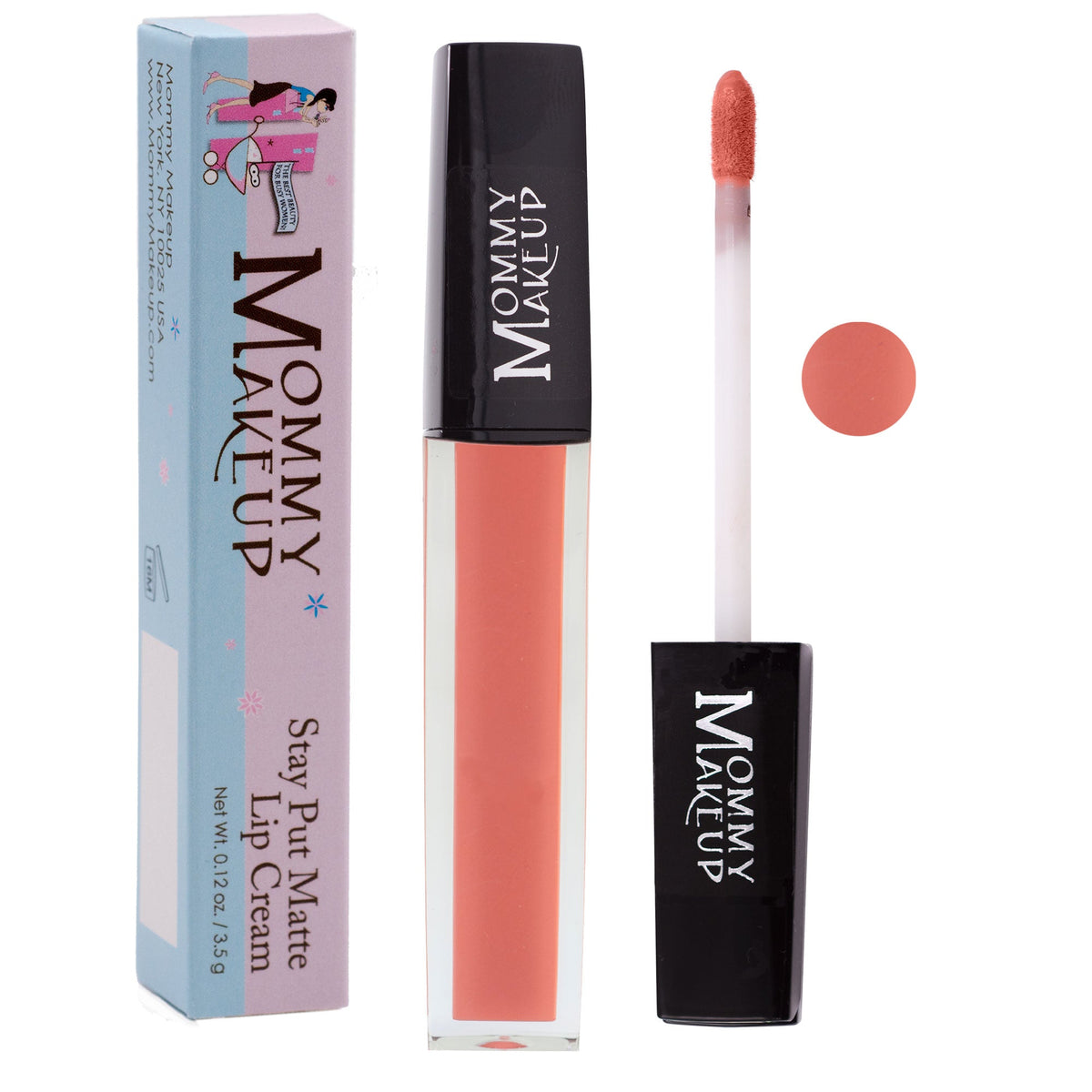 Stay Put matte liquid lip cream in Mary Ann