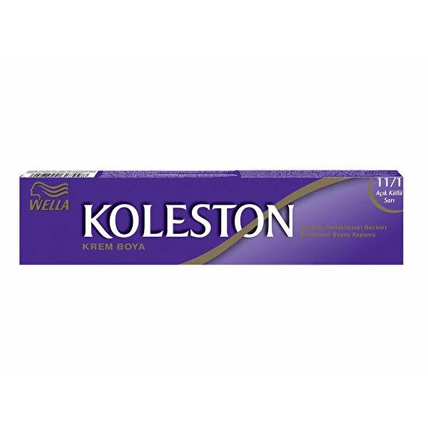 Koleston Light Ash Blonde Hair Dye 11/1: Achieve Shiny, Grey Coverage with Permanent At-Home Ash Blonde Hair Color by Beauty Care Bag