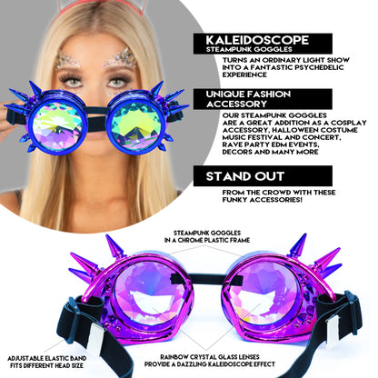 Steampunk Goggles and Kaleidoscope Glasses by SoJourner