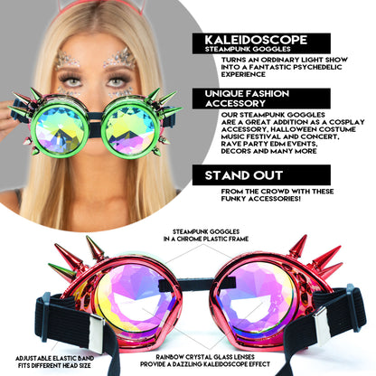 Steampunk Goggles and Kaleidoscope Glasses by SoJourner
