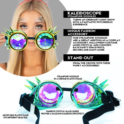 Steampunk Goggles and Kaleidoscope Glasses by SoJourner