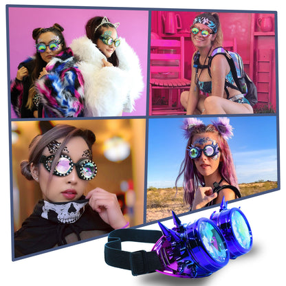 Steampunk Goggles and Kaleidoscope Glasses by SoJourner