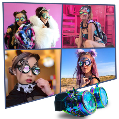 Steampunk Goggles and Kaleidoscope Glasses by SoJourner