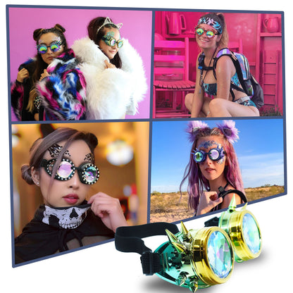 Steampunk Goggles and Kaleidoscope Glasses by SoJourner