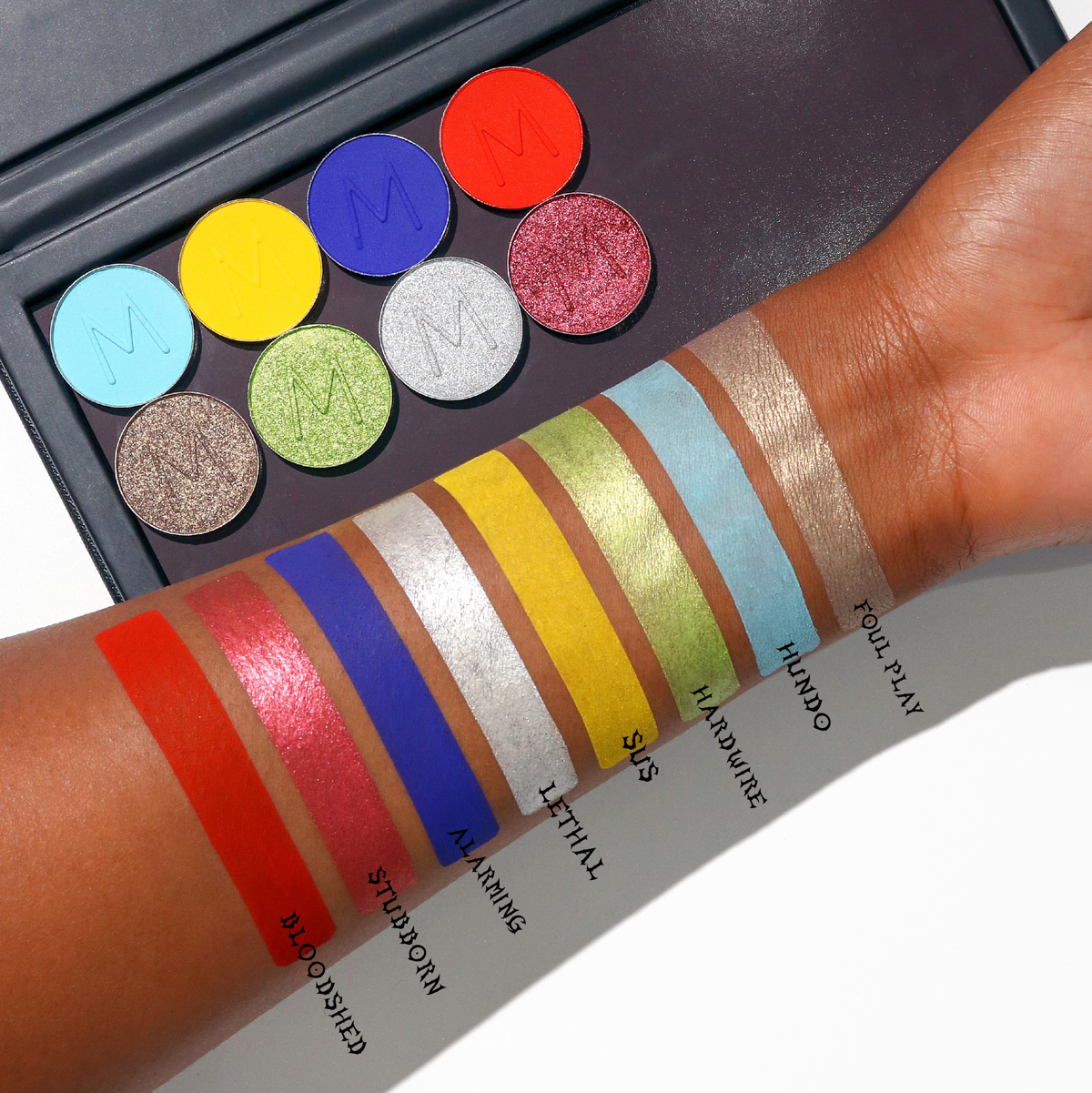 Eyeshadow Lineup by Makeup A Murder, INC